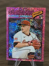 2026 Topps Heritage Parker Messick #242 Pink Sparkle Parallel Guardians RC