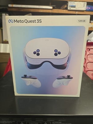 Meta Quest 3S Virtual Reality Gaming Headset 128GB with Controllers