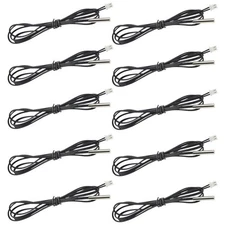 10Pcs NTC 10K Thermistor Sensors Digital Temperature Probe for Air Conditione...