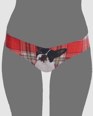 Commando Women's Red Photo Op Classic Thong Underwear Size M/L