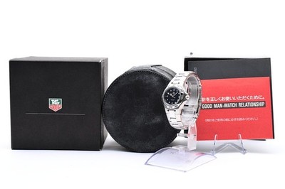 [Box] TAG Heuer Kirium WL1312 Black Dial Silver 26mm Vintage Women's Watch Japan