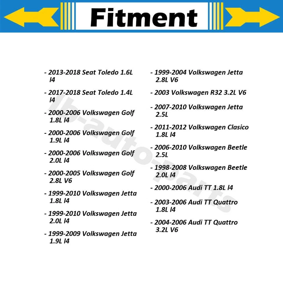 2 задних наружных тормозных шланга для сиденья Volkswagen Clasico 2011-2012 Toledo 2013-2018 - Изображение 2 из 4