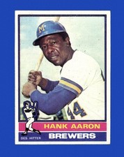 1976 Topps Set-Break #550 Hank Aaron EX-EXMINT *GMCARDS*