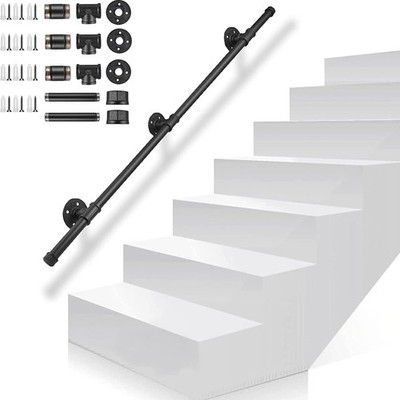 Handlauf Wandhandlauf Treppe Geländer am Stück Brüstung Balkongeländer 150 cm