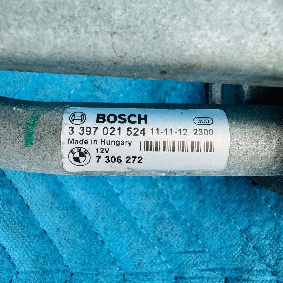 BMW 650i 2012-2017 limpiaparabrisas motor y acoplamiento OEM 7306272 Foto 2 de 4