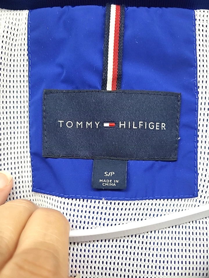 Tommy Hilfiger Colorblock 85 Hilfiger Roll Away Capucha Forrada Abrigo de Lluvia Rompevientos Foto 2 de 4