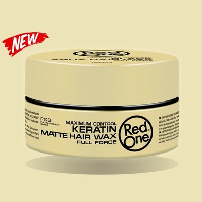 Red One Hair Styling Wax Enriched with Keratin Matte Effect 150 ml