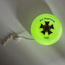 80s vtg IATSE Local 1 Stagehand Union GLOW-IN...
