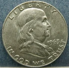 Very Nice Silver 1963-D Circulated Franklin Half Dollar Please "LQQK"