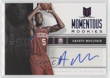 2012 Panini Momentum Momentous Rookies Blue 45/49 Arnett Moultrie #52 Auto f0v