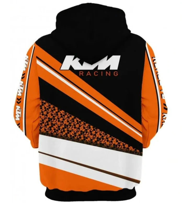 KTM 3D Printed Hoodie for Riders Christmas Gift