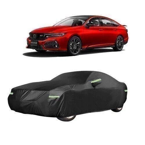 190T Sedán Cupé Coche Cubierta Impermeable Lluvia Polvo Protector UV Para Nissan Sentra Foto 4 de 4