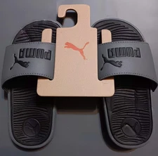 PUMA Unisex-Child Cool Cat Sandals Slides Sport Size 12 Grey