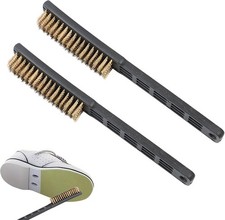 2Pcs Bowling Shoe Brush Kit Essential Supplies for Men Women Improve Slide