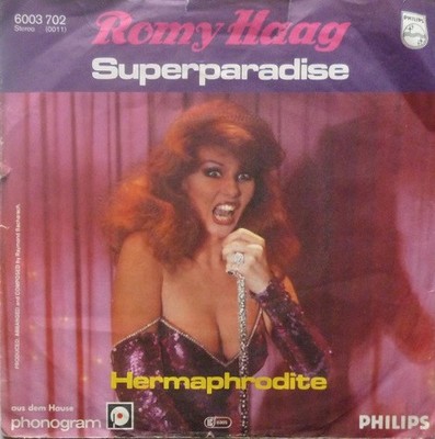 Romy Haag - Superparadise / Hermaphrodite Electron 7'' Single Schallplatte 66125