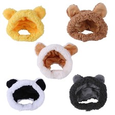 Winter Hat Pet Neck and Ear Warmer Bear Cap Funny Party Costume Accessories