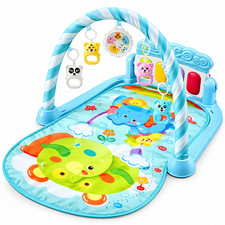 GYM PLAY MAT BABY NEWBORN KID 3 IN1 FITNESS MUSIC LAY FUN PIANO MUSIC KID GIFT