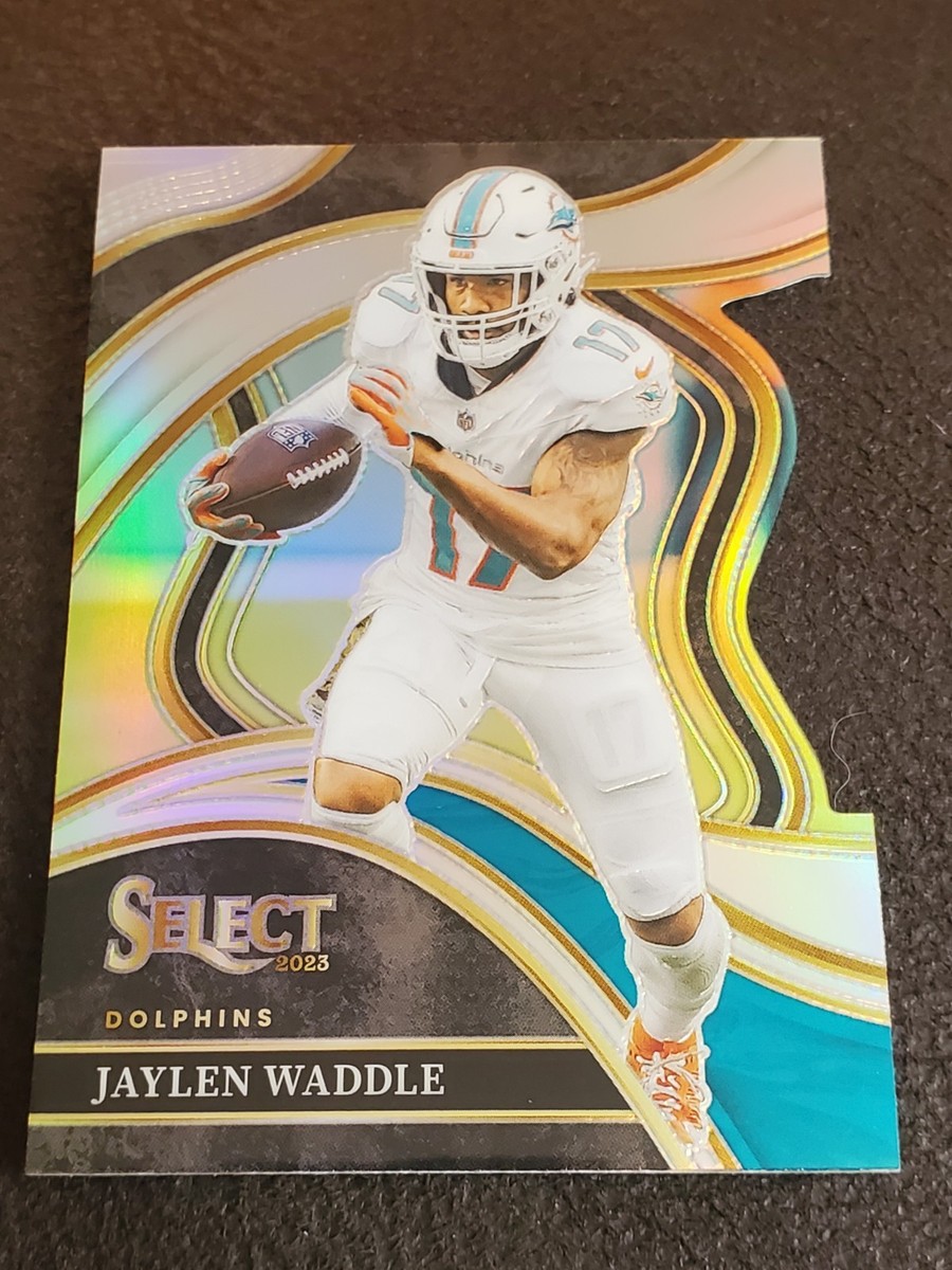 2023 Panini Select - Club Level Die-Cut #257 Jaylen Waddle Silver