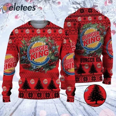 Burger King Ugly Christmas Sweater BO2340