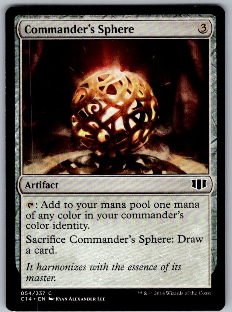 MTG: COMMANDER'S SPHERE 54 COMMANDER 2014 COMMON NEAR MINT