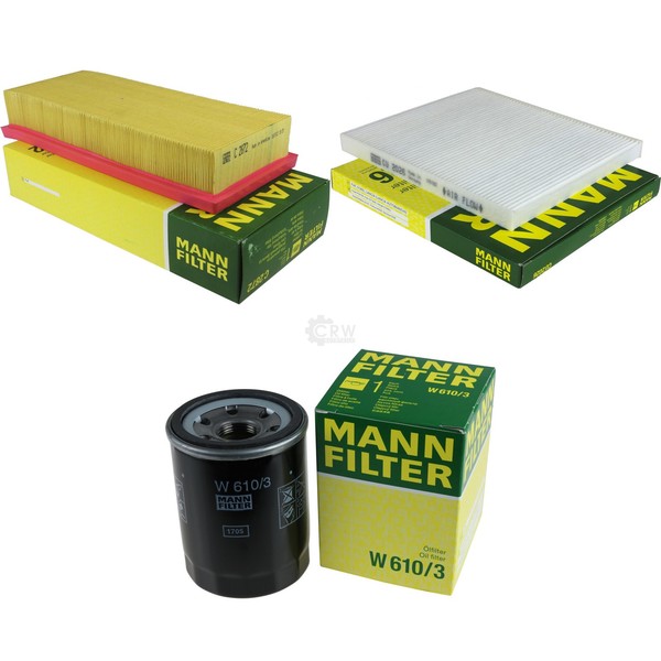 Mann Inspektionspaket Filterset FüR Fiat Panda 1.1 1.2-image