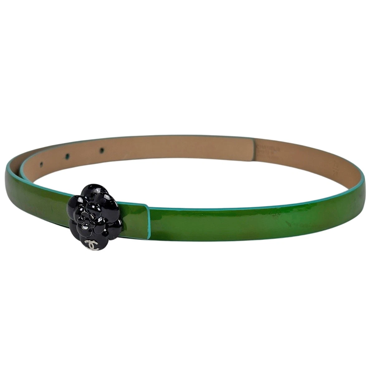 CHANEL シャネル　カメリアベルト 75 CHANEL Women's Patent Leather Belt for sale | eBay