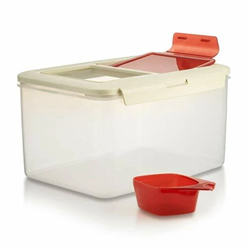 large flour storage containers
