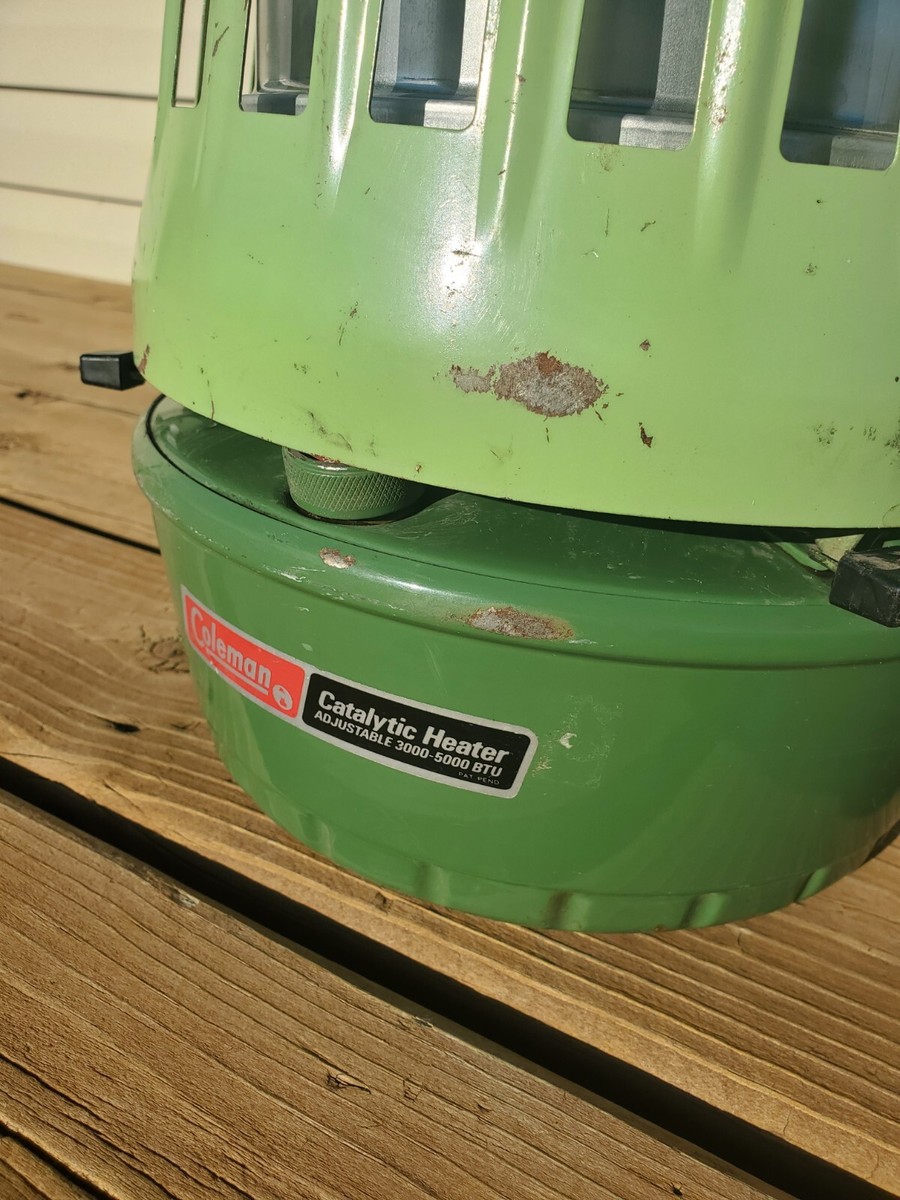 1979 Coleman Catalytic Heater White Gas 3000-5000 BTU Model 1979 Coleman Catalytic Heater White Gas 3000-5000 BTU Model