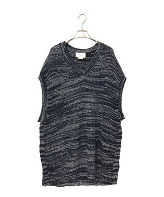 M Yoke 5G Oversized V-Neck Knit Vest | eBay 