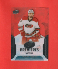 2016-17 Upper Deck Ice PREMIERES #142 Trevor Carrick RC HURRICANES 307/999