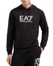 EA7 Emporio Armani - Mens Regular Fit Logo Hooded Sweater Hoodie - 6DPM62