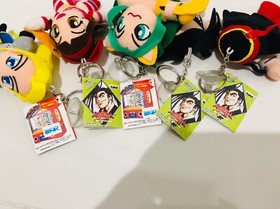 Samurai Shodown Spirits Keychain mini plush 4" Set Lot NEOGEO Toy SNK Banpresto