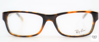Ray-Ban RB5268 5676 Brown tortoise Patterned square Unisex Glasses Frames Ray-ban Eyeglasses RB 5268 5676 Havana Tortoise FRAME 50 Mm  main image 3