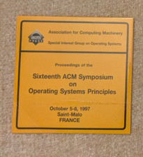 Proceedings of 16th ACM Symposium SIG OS Oct 1997 France CD ROM  Sealed CD-ROM