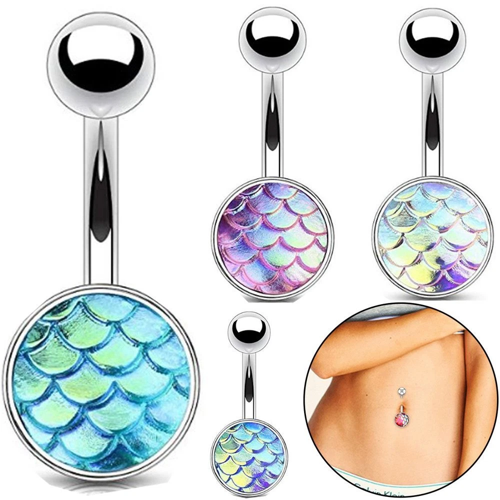 Mermaid belly best sale ring