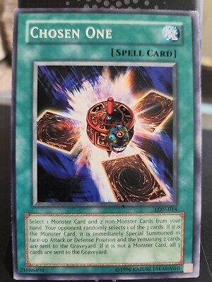 Chosen One - Yugioh Spell Card - Vintage | eBay