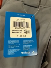 SOLD ! Columbia Bugaboo XL Womens Gray Lined Omni Tech Winter Insulated