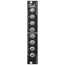 Dual Multiple Module in Dark Mode Modular Eurorack Synth by Stoel Music Systems