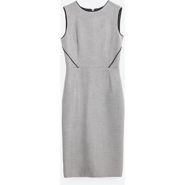 zara grey tube dress ZARA WOMAN NEW STRAPLESS PRINTED TULLE DRESS GRAY M L XL REF. 4661/200