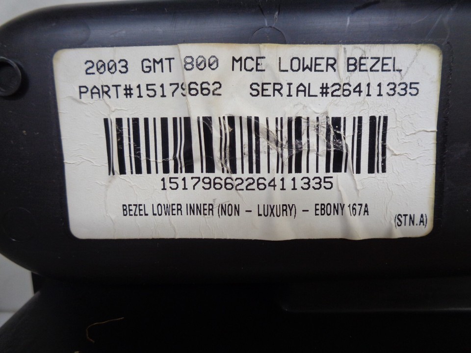 20032007 Chevrolet Silverado GMC Sierra 0306 Tahoe Yukon Cup Holder