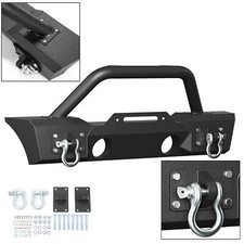 For 07-18 Wrangler Jk Unlimited Front Bumper Assembly Wfog Light Holesd Rings For 07-18 Wrangler Jk Unlimited Front Bumper Assembly Wfog Light Holesd Rings
