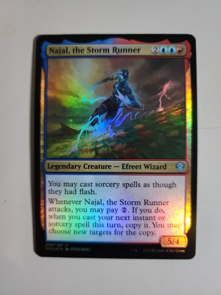 MTG Najal, the Storm Runner Dominaria United 208/281 Foil Uncommon