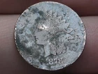 1878 Indian Head Cent Penny- About Good Details