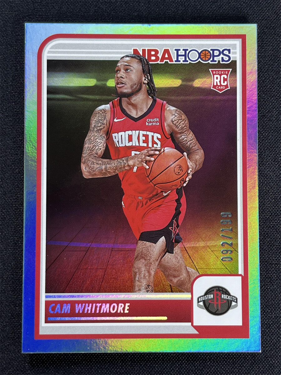 2023-24 Panini NBA Hoops Basketball Cam Whitmore #265 Silver Rookie RC /199