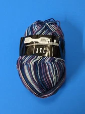 Zitron Trekking Yarn Superwash Wool Germany Variegated BLUE Unused #132