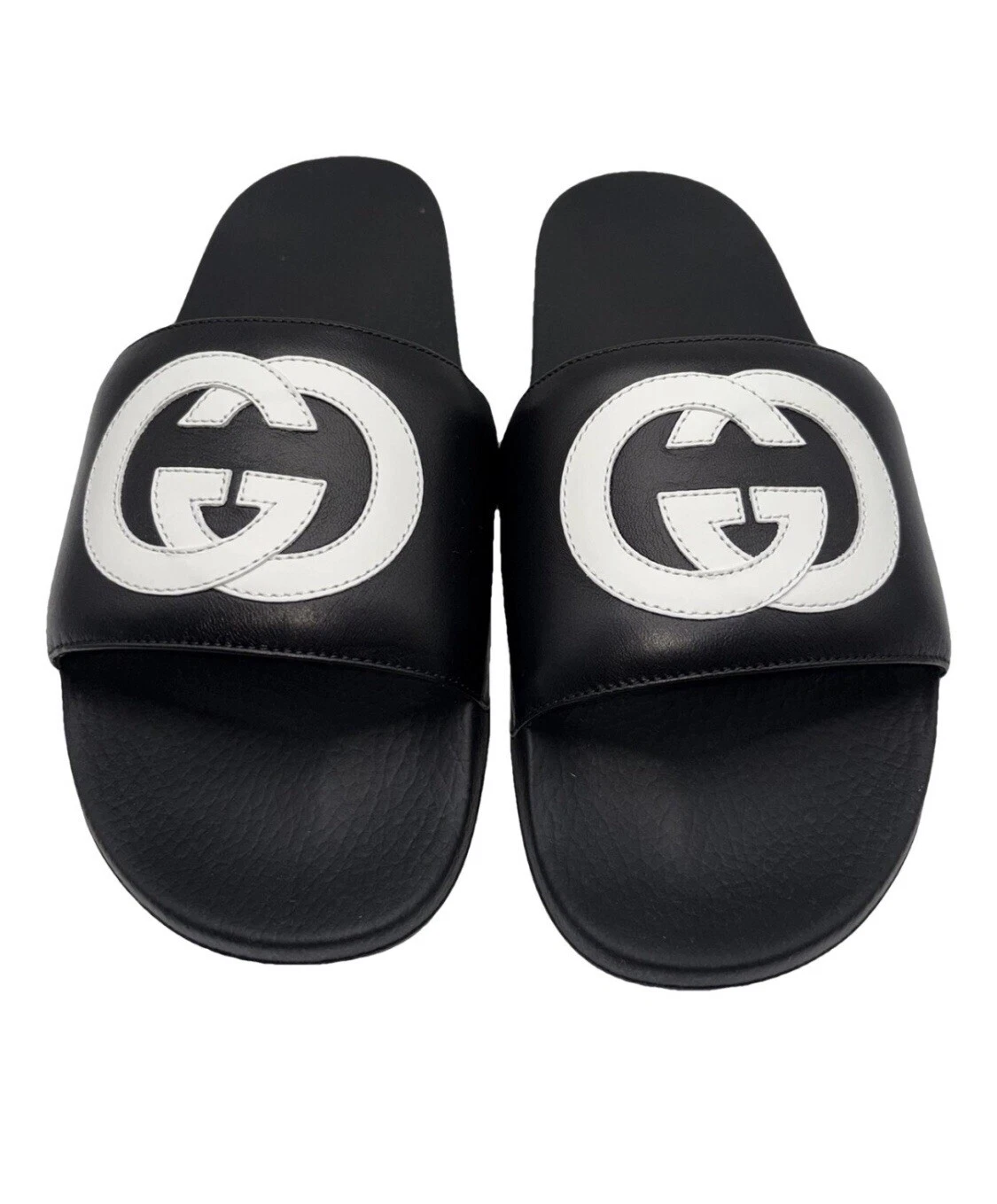 Gucci Homme Sliders Sandales Pantoufles Chaussures Taille 7 UK