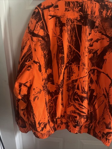 Remington Orange Camo Hunting Jacket Size XXXL. Excellent Condition! - Picture 7 of 11
