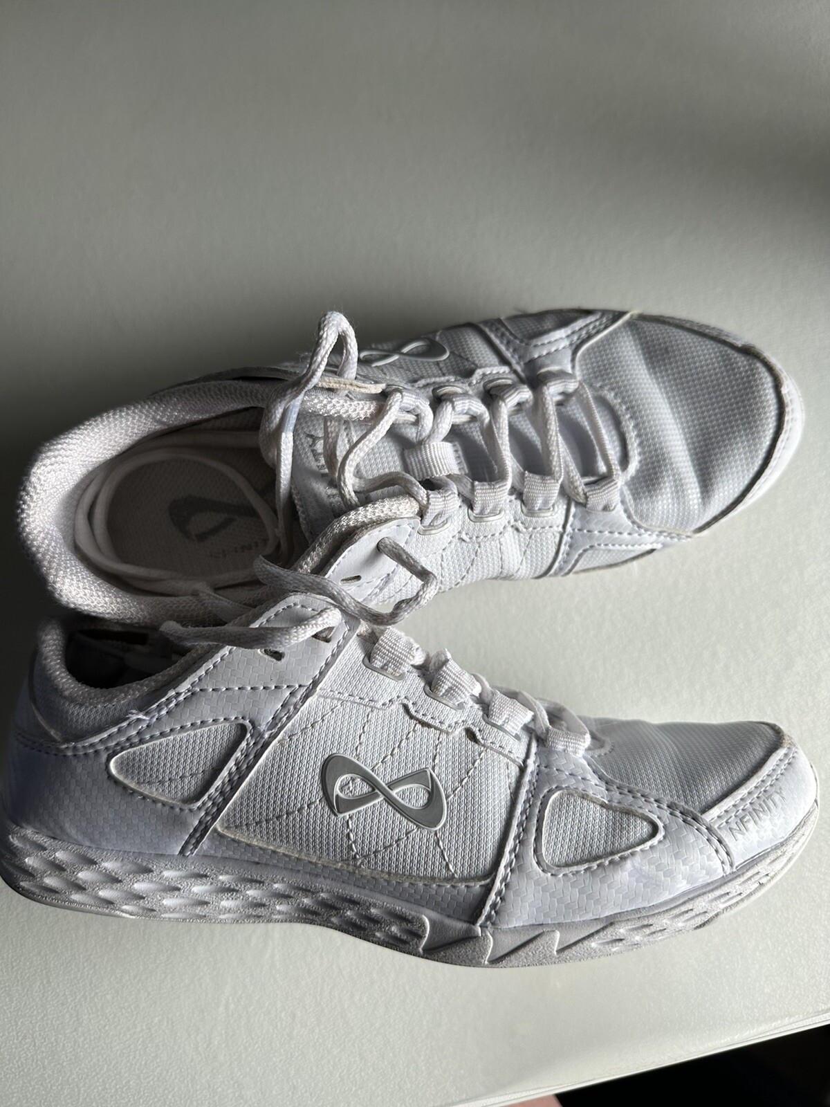 Nfinity Cheer Shoes Rival white size USA 6.5, UK 4 eBay