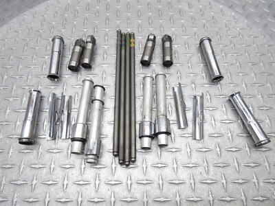 1989 89-91 Harley FLHT Classic Front Rear Pushrod Rod Lifter Tube Engine Lot