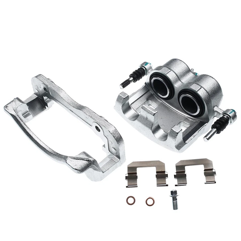 Pinza de freno de disco con soporte para Hyundai Santa Fe 2001-2006 L4 2,4 L delantera izquierda Foto 2 de 4